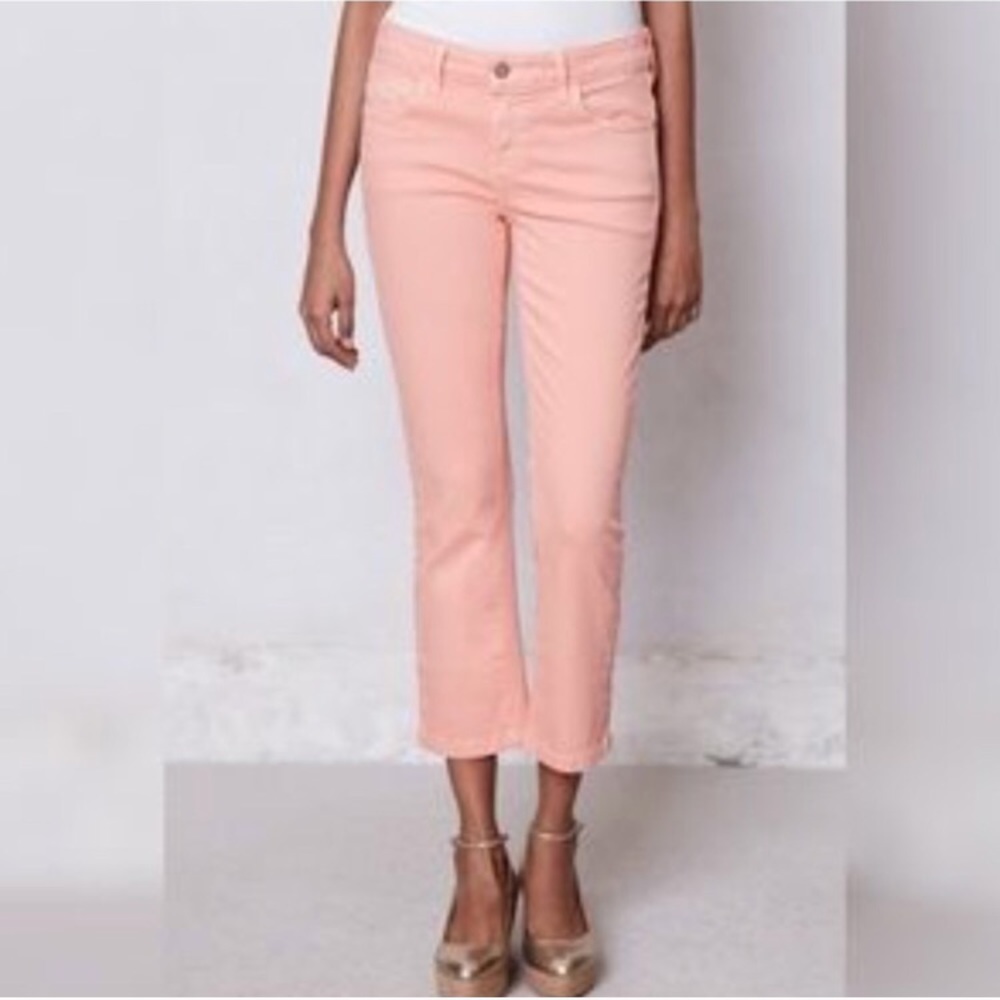 {Anthro} Pilcro 29 Peach Stet Crop Skinny Jean